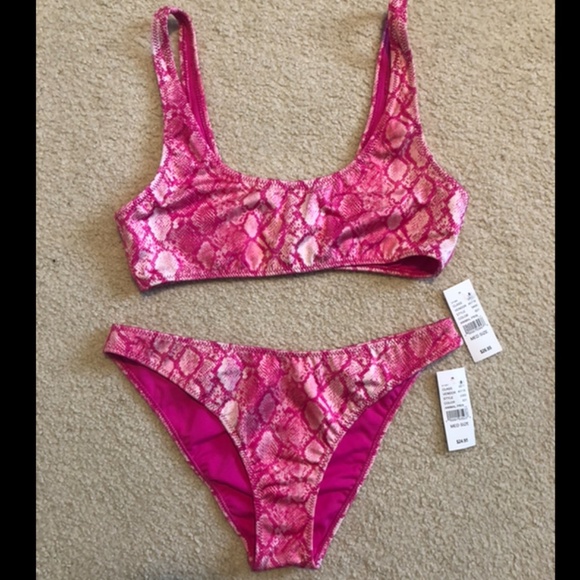PacSun Other - LA Hearts by PacSun Pink Snake Sienna Shine Bikini